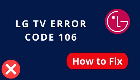 lg smart tv error codes